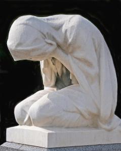 Some of the most beautiful art in Paris can be seen in the Montparnasse Cemetery. This sculpture of a sobbing woman is powerful and evokes deeply-felt emotions.
